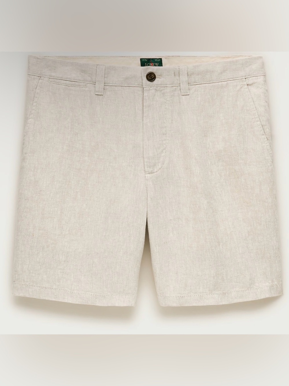 J.Crew 9" linen short | size: 38